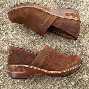 Born Brown Suede Mules
